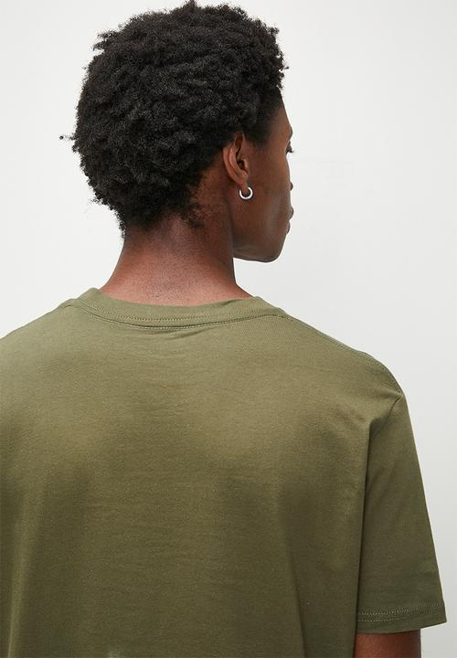 RVCA - SMALL RVCA SS - Olive - Olive logo  (OLV)