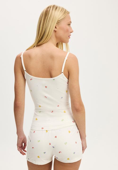 Cotton On - Dreamy Soft Longline Cami - Fruit Salad