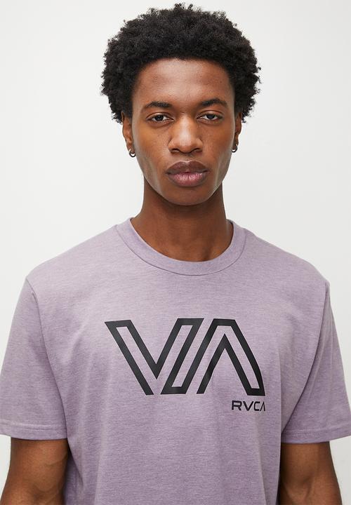 RVCA - STENCIL VA SS TEE - grey ridge melange (GRML)