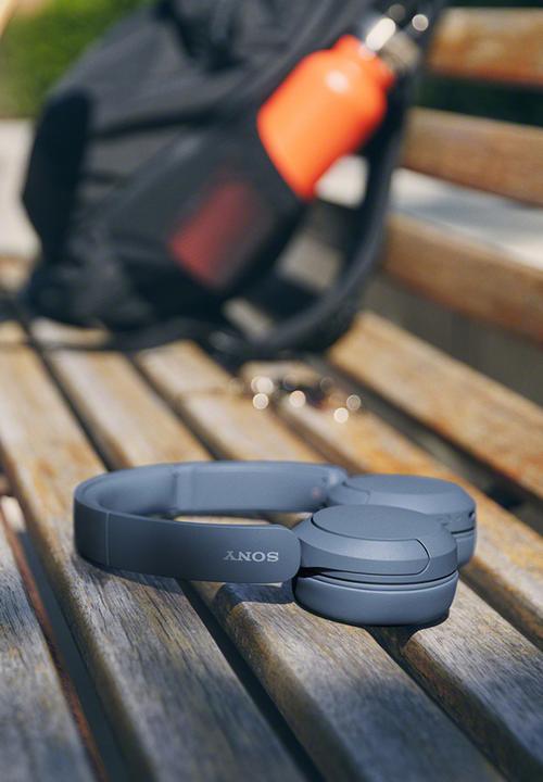 Sony - Sony WH-CH520 Bluetooth On-Ear Headphones - Blue