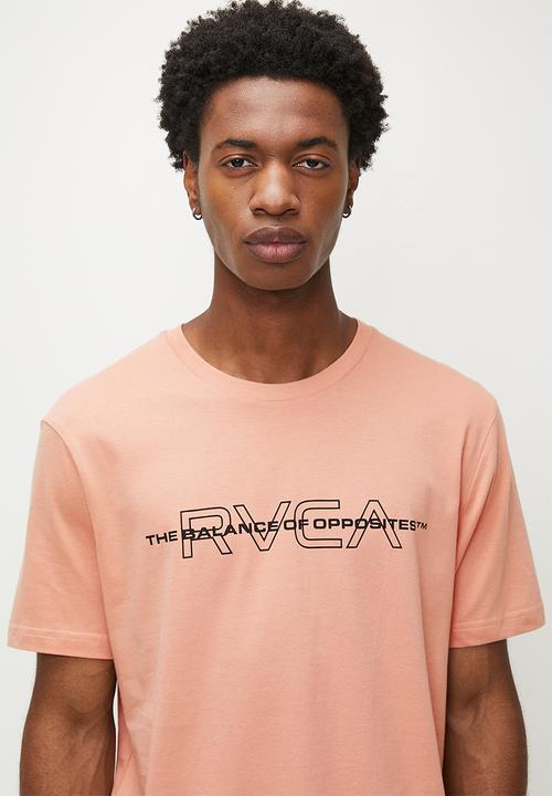 RVCA - PIN TOP SS TEE - misty rose (MSTR)