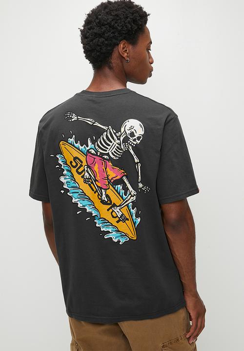 Superdry. - Outdoor Narrative Loose Tee  - Bison Black