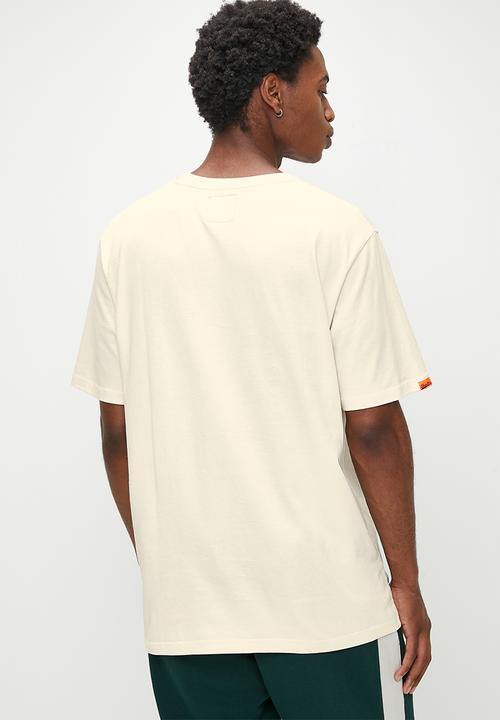 Superdry. - Athletic Ess Tee  - Desert Bone Off White