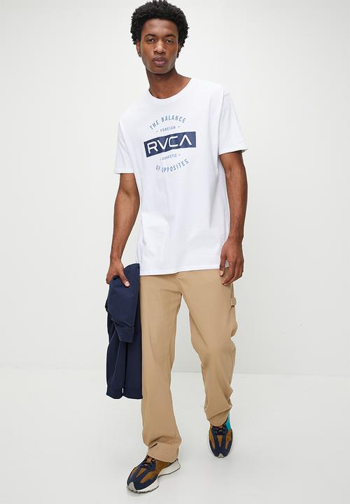 RVCA - GOAL SS TEE - white (WHT)