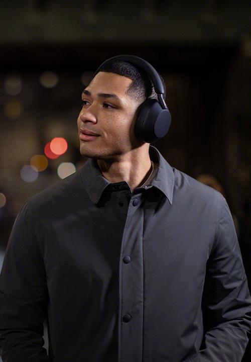 Sony - Sony WH1000XM5 Noise-Cancelling BT Headphones Black