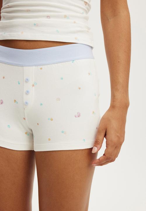 Cotton On - Dreamy soft boyshort - coconut milk/beach comber