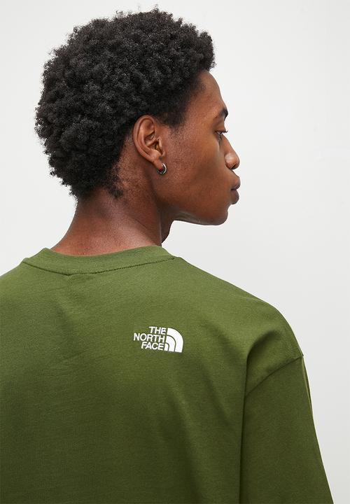 The North Face - M S/S Essential Oversize Tee - Woodland Green
