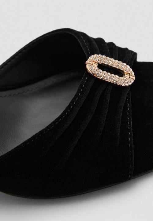 MANGO - Piecean heel - black