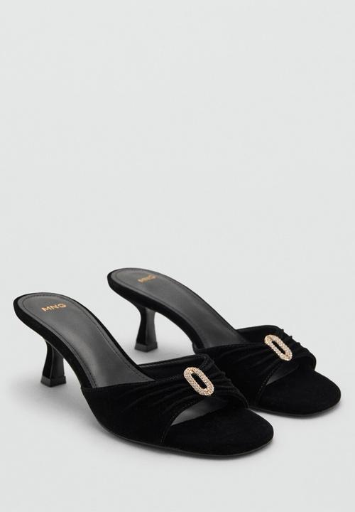 MANGO - Piecean heel - black