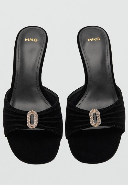 MANGO - Piecean heel - black