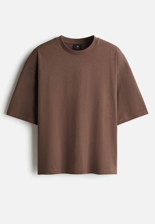 H&M - Oversized fit t-shirt - brown