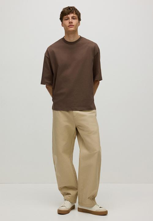 H&M - Oversized fit t-shirt - brown