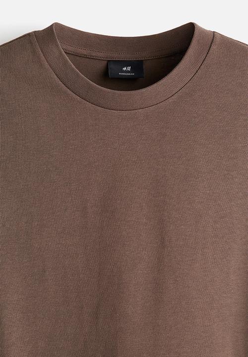 H&M - Oversized fit t-shirt - brown