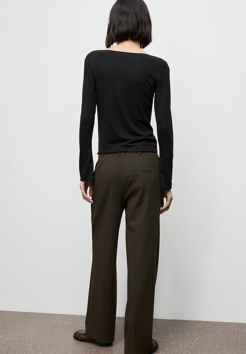 MANGO - T-shirt ani - black