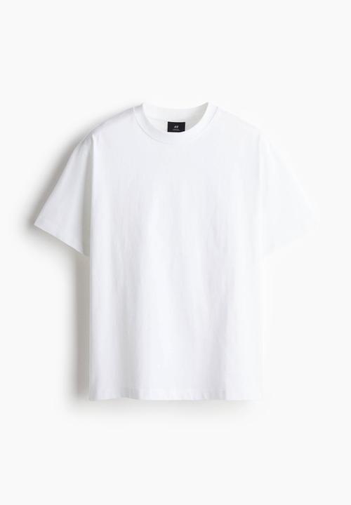 H&M - Relaxed fit T-shirt - white