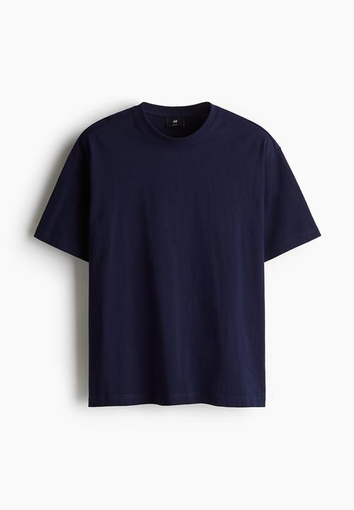 H&M - Loose fit T-shirt - navy blue