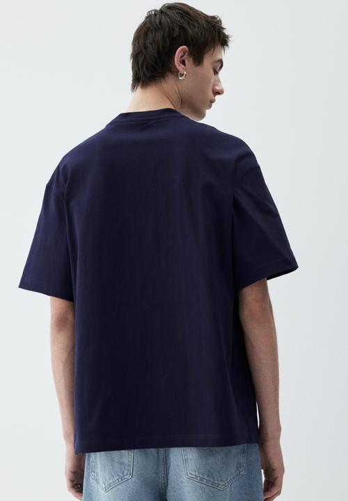 Loose fit t-shirt - navy blue - 0608945107