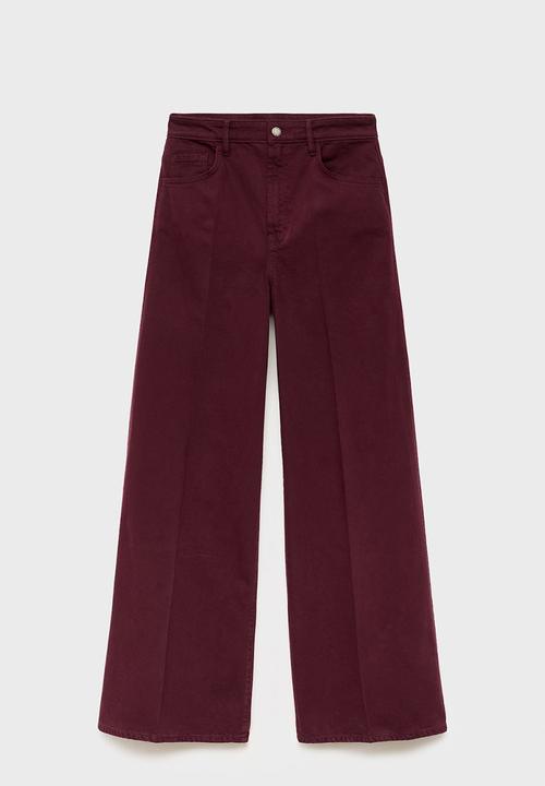 MANGO - Jeans Elise - Dark Red