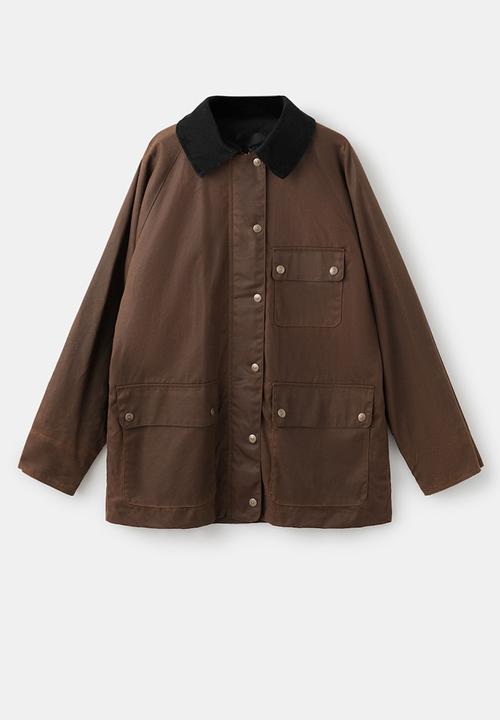 MANGO - Parka england - medium brown