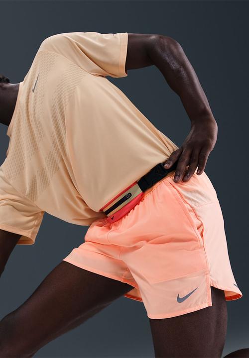 Nike - Dri-FIT Stride 5in  Running Short - Orange Chalk/Black/Reflective Silv