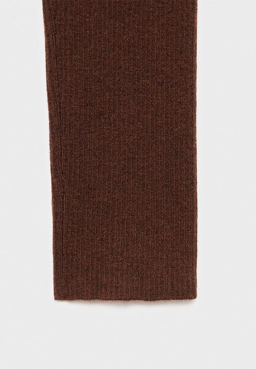 MANGO - Cardigan twenties - dark brown