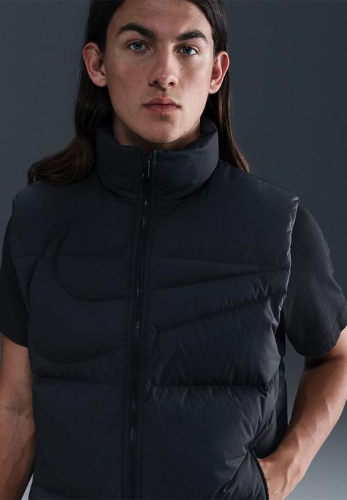 Nike - NSW Club Therma-FIT Loose Vest MX700 - Black/Black