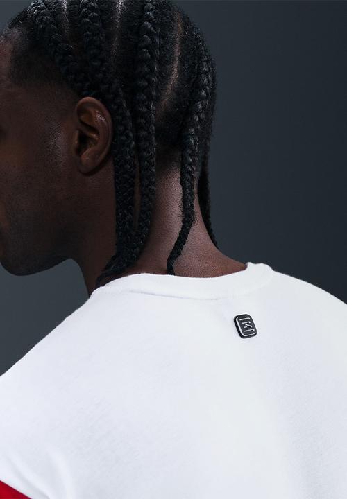 Nike - NSW Shox T-Shirt - White/Grey Fog/University Red