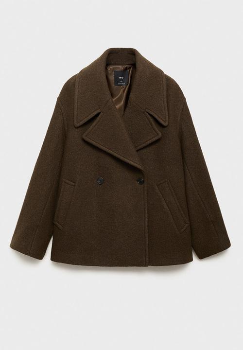 MANGO - Coat lowi - beige/khaki