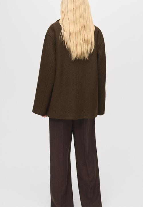 MANGO - Coat lowi - beige/khaki