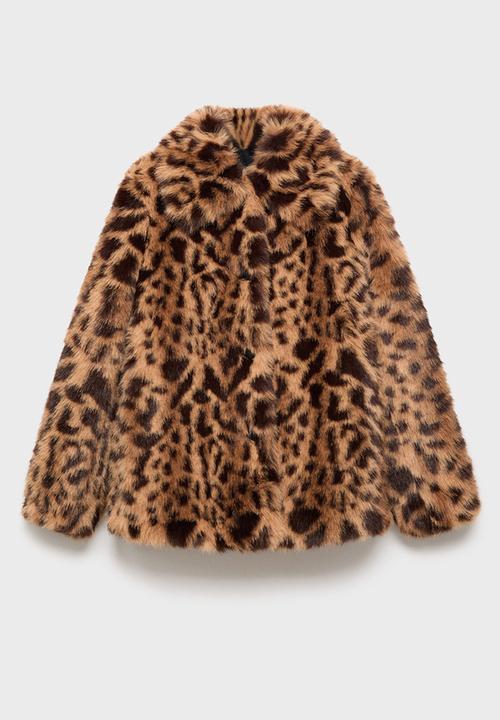 MANGO - Coat bologna - medium brown