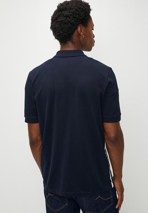 Ben Sherman - Btn Thru Stripe Polo - Dark Navy