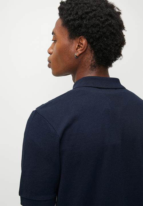 Ben Sherman - Btn Thru Stripe Polo - Dark Navy