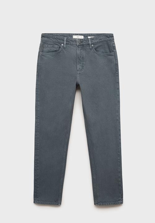 MANGO - Jeans benc - Dark grey