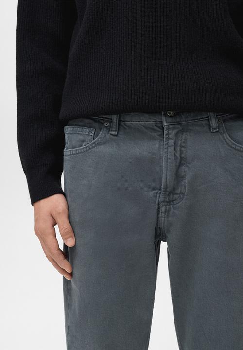 MANGO - Jeans benc - Dark grey