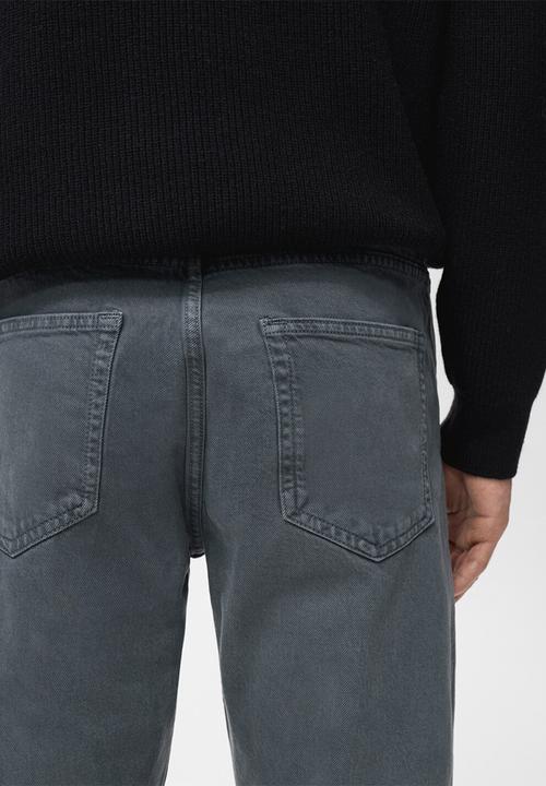 MANGO - Jeans benc - Dark grey