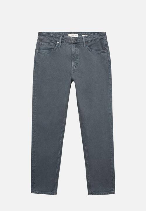 MANGO - Jeans benc - Dark grey