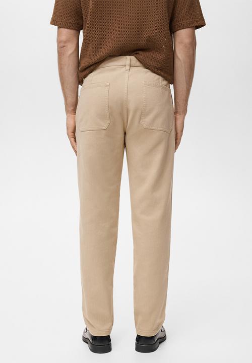 MANGO - Jeans Chet - Beige