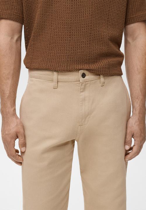 MANGO - Jeans Chet - Beige