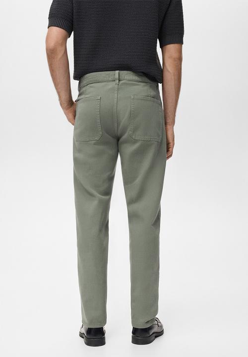 MANGO - Jeans Chet - Dark Green