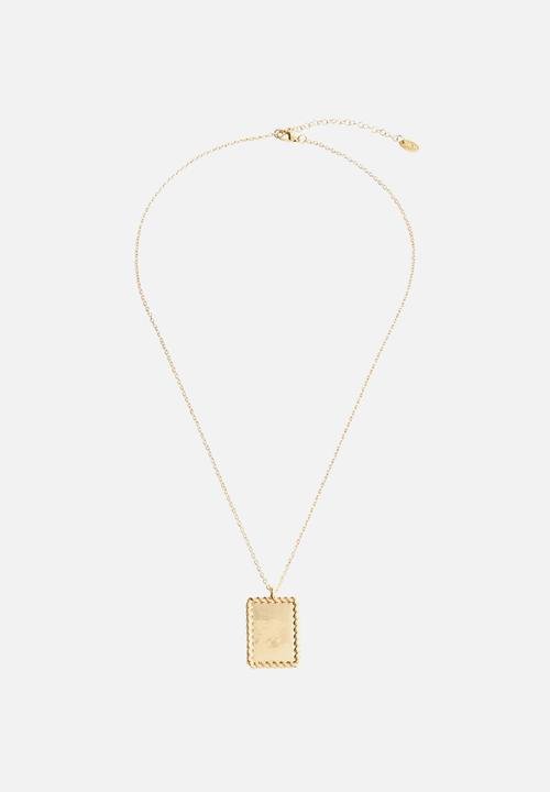 MANGO - Selena necklace-gold