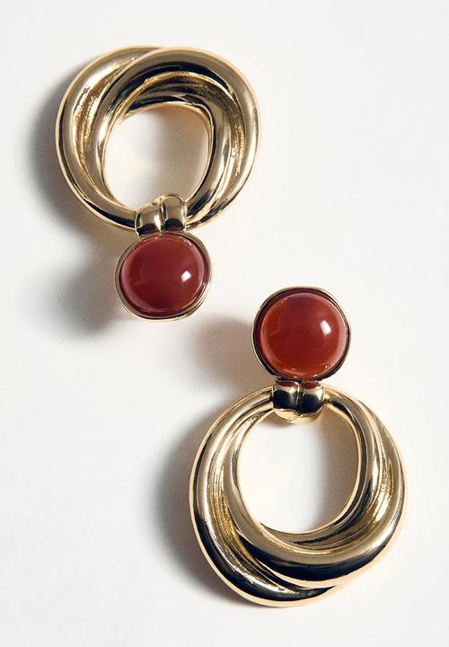 MANGO - Salome earrings-gold