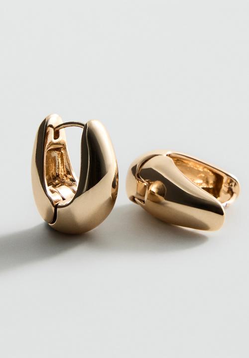 MANGO - Simon earrings-gold