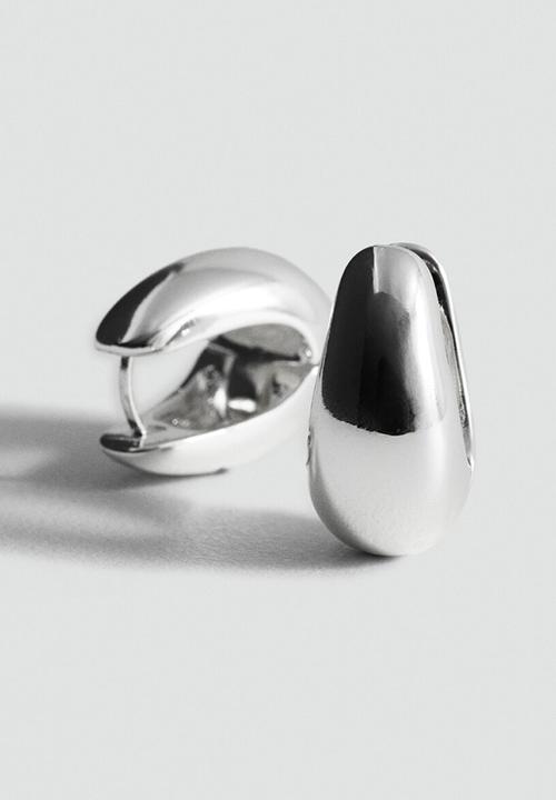 MANGO - Simon earrings - silver