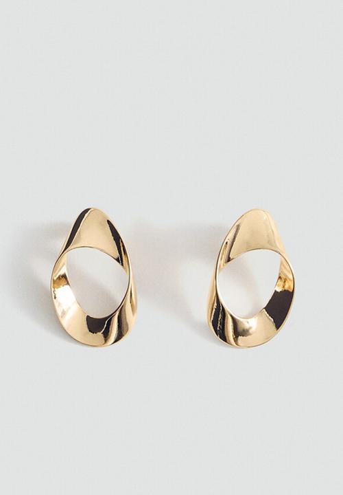 MANGO - Suni earrings-gold