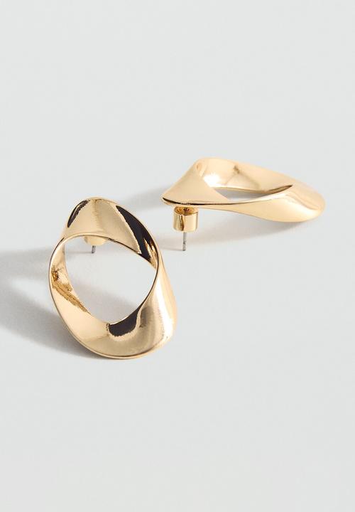 MANGO - Suni earrings-gold