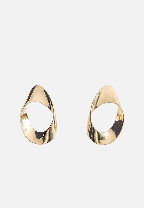 MANGO - Suni earrings-gold