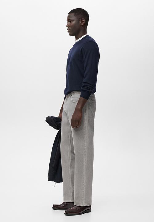 MANGO - Jeans Moby - Open Grey