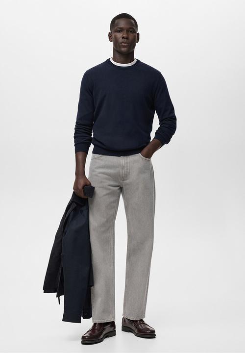 MANGO - Jeans Moby - Open Grey