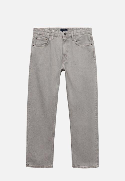 MANGO - Jeans Moby - Open Grey