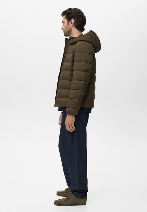 MANGO - Jacket mirlo - Dark Green
